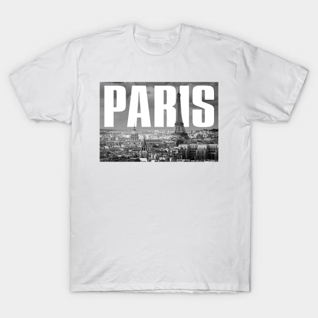 Paris Cityscape T-Shirt by PLAYDIGITAL2020